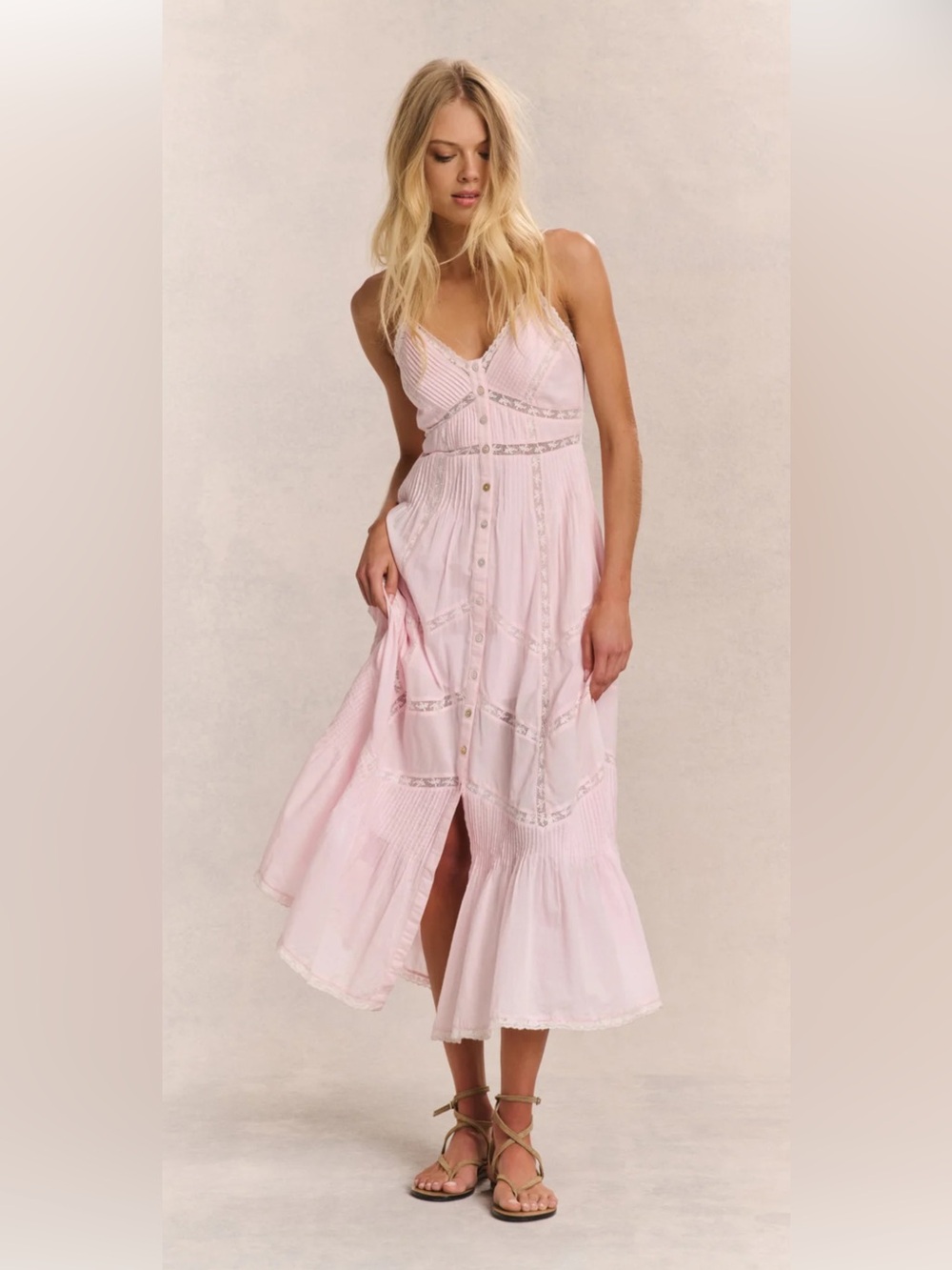 LoveShackFancy Esilda
Heritage Cotton Maxi Dress